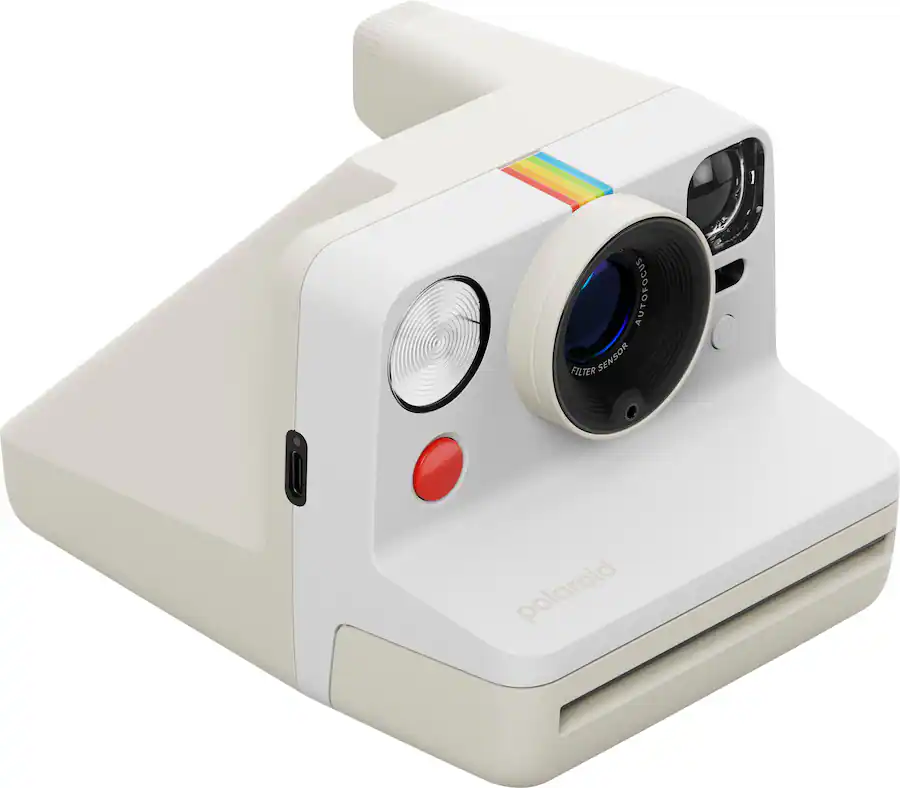 Polaroid Now Gen 3 Instant Camera + Color Film Bundle (8 Photos) Pebble ...