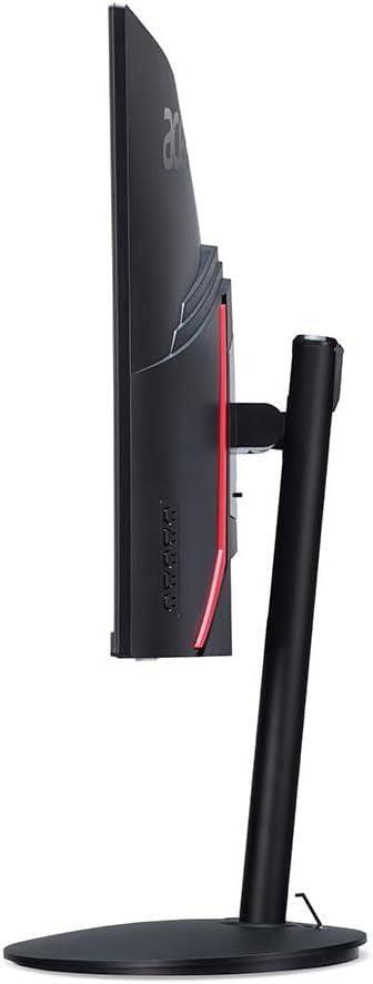 Back. Acer - Nitro X2 31.5" FHD 240Hz Curved Widescreen VA Gaming Monitor 1920x1080 - Black.