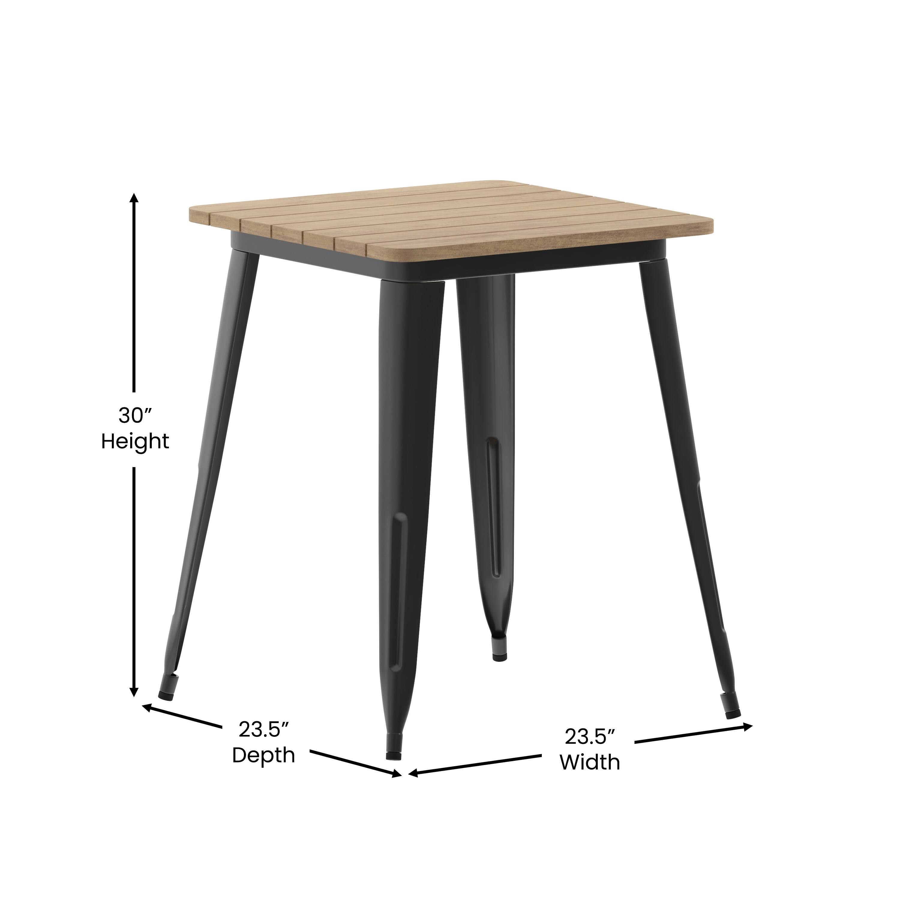 30" Height, 23.5" Depth, 23.5" Width