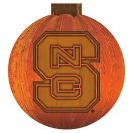 Fan Creations - NC State Wolfpack 12'' Pumpkin Sign - Orange