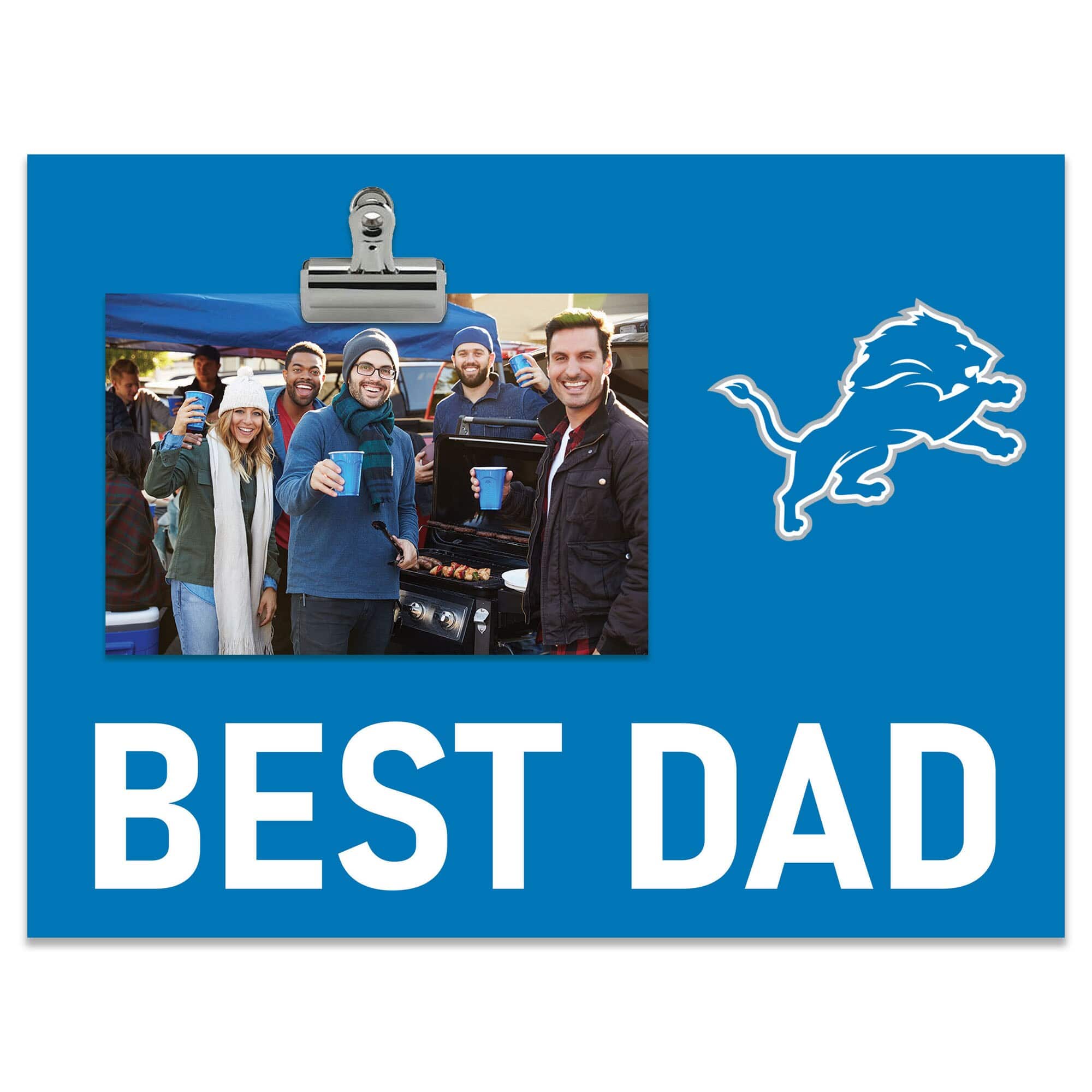 "Fan Creations - Detroit Lions 8"" x 10.5"" Briteline Best Dad Clip Frame - Multicolor" price history on PriceWatchPro