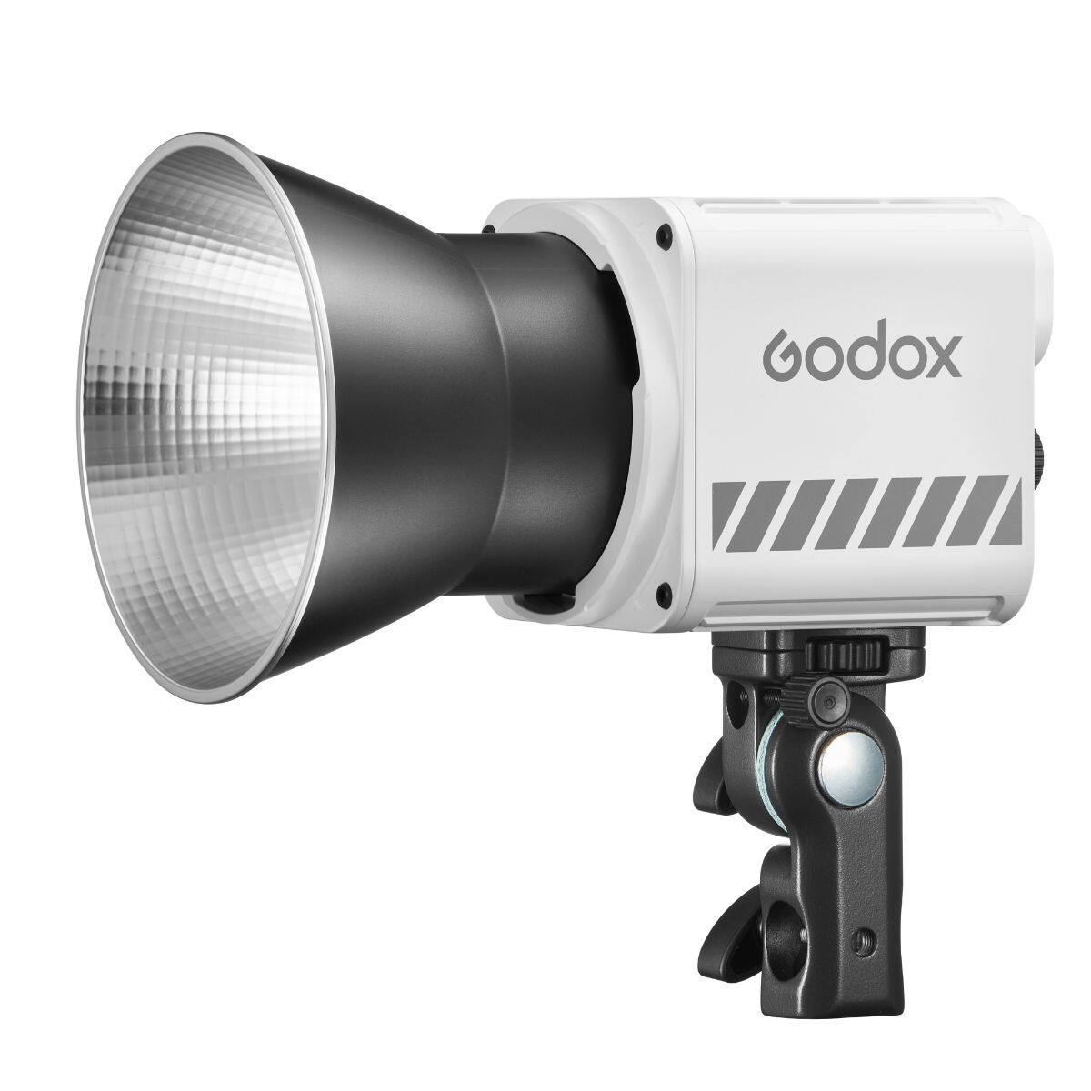 Alt View 3. Godox - Godox ML60IIBi Bi-Color LED Monolight (AK-B02 V-Mount Battery Handgrip Kit).