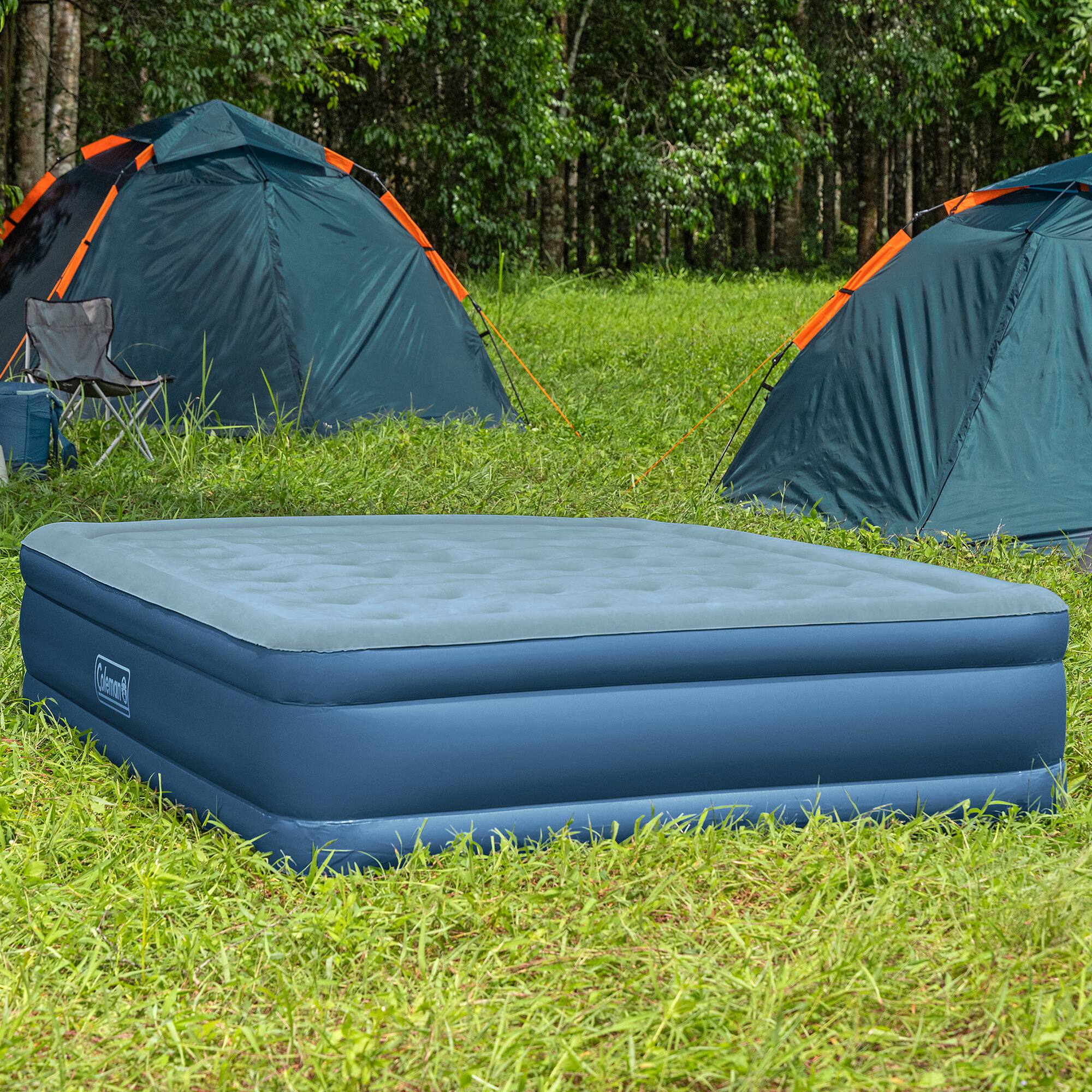 Alt View 5. Bestway - Coleman: 16" SupportRest Plus - Queen & Pump - Blue.