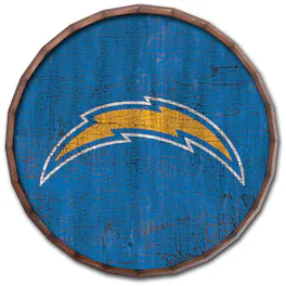 Fan Creations - Los Angeles Chargers 24" Cracked Color Barrel Top Sign - Multicolor