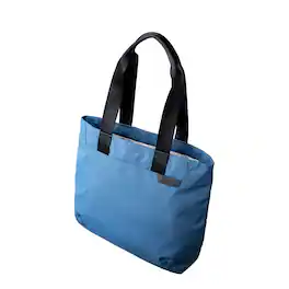 ALPAKA - Tote Bag Minimalist EDC Travel Tote,14.5L , 2 Bottle Sleeves, Front/Back Slip Pockets, Magnetic Open-Top (No Zipper) - Blue/G Axoflux 210D