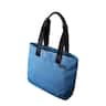 ALPAKA - Tote Bag Minimalist EDC Travel Tote,14.5L , 2 Bottle Sleeves, Front/Back Slip Pockets, Magnetic Open-Top (No Zipper) - Blue/G Axoflux 210D