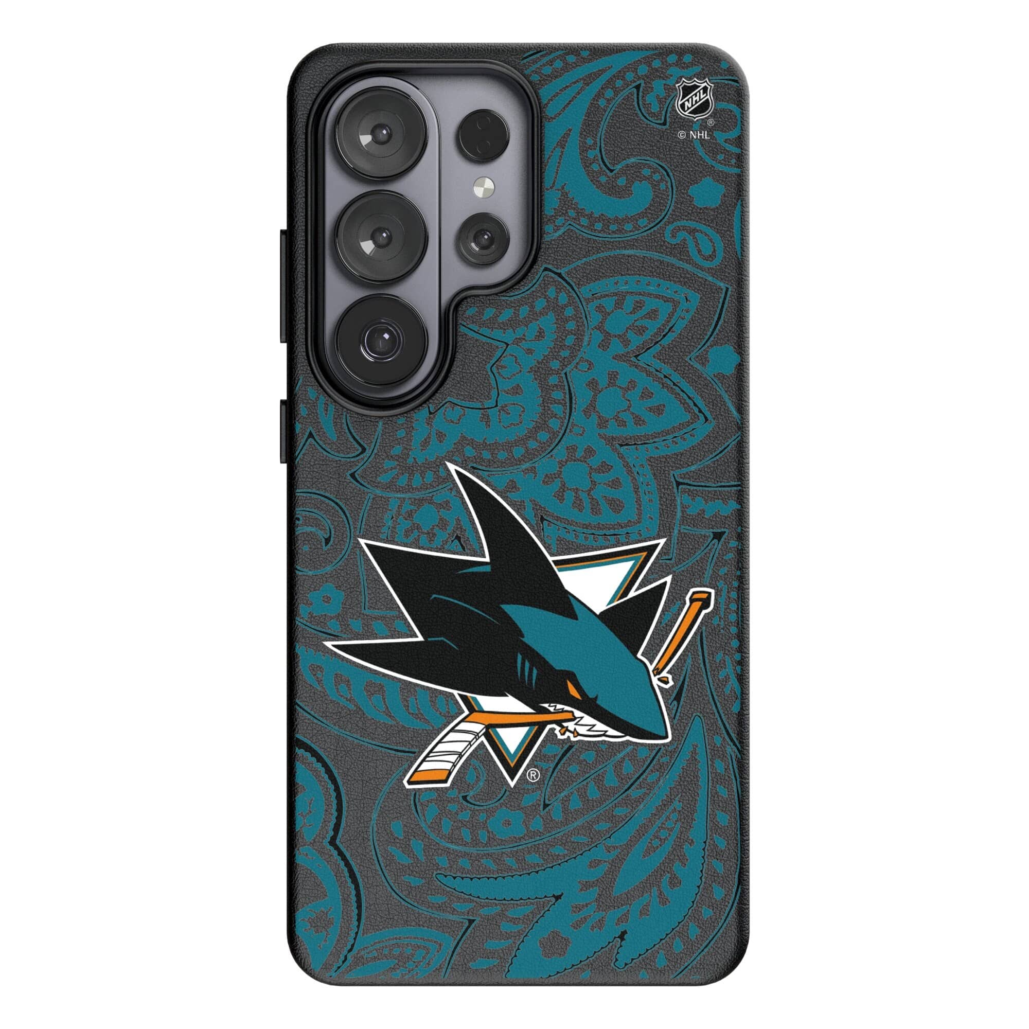 Keyscaper - NHL - San Jose Sharks Paisley Galaxy Magnetic Bump Case - S25 Plus - Black price history on PriceWatchPro