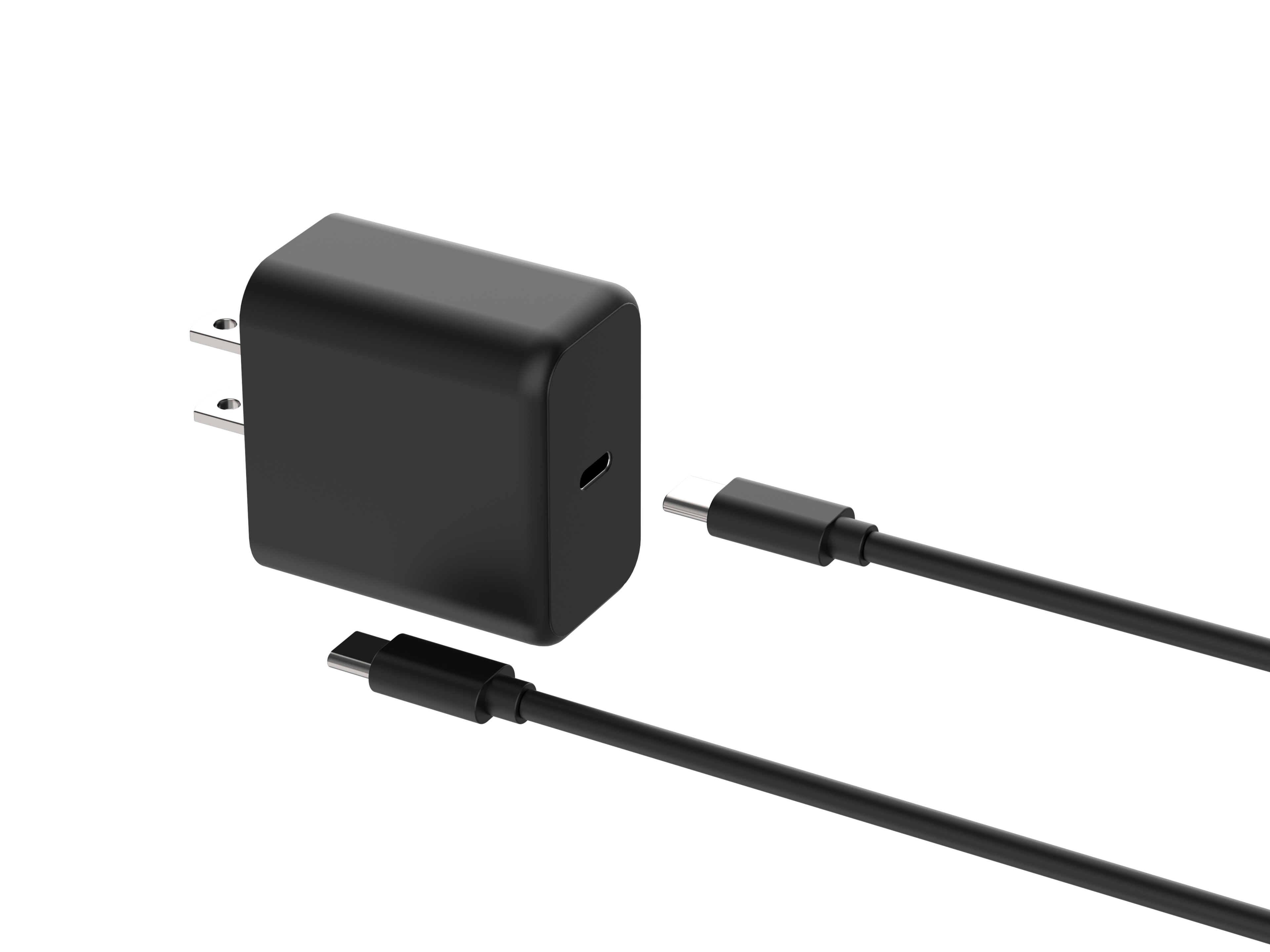 Biogenik - 65W AC Wall Charger w/ 5ft USB - C to USB - C Cable