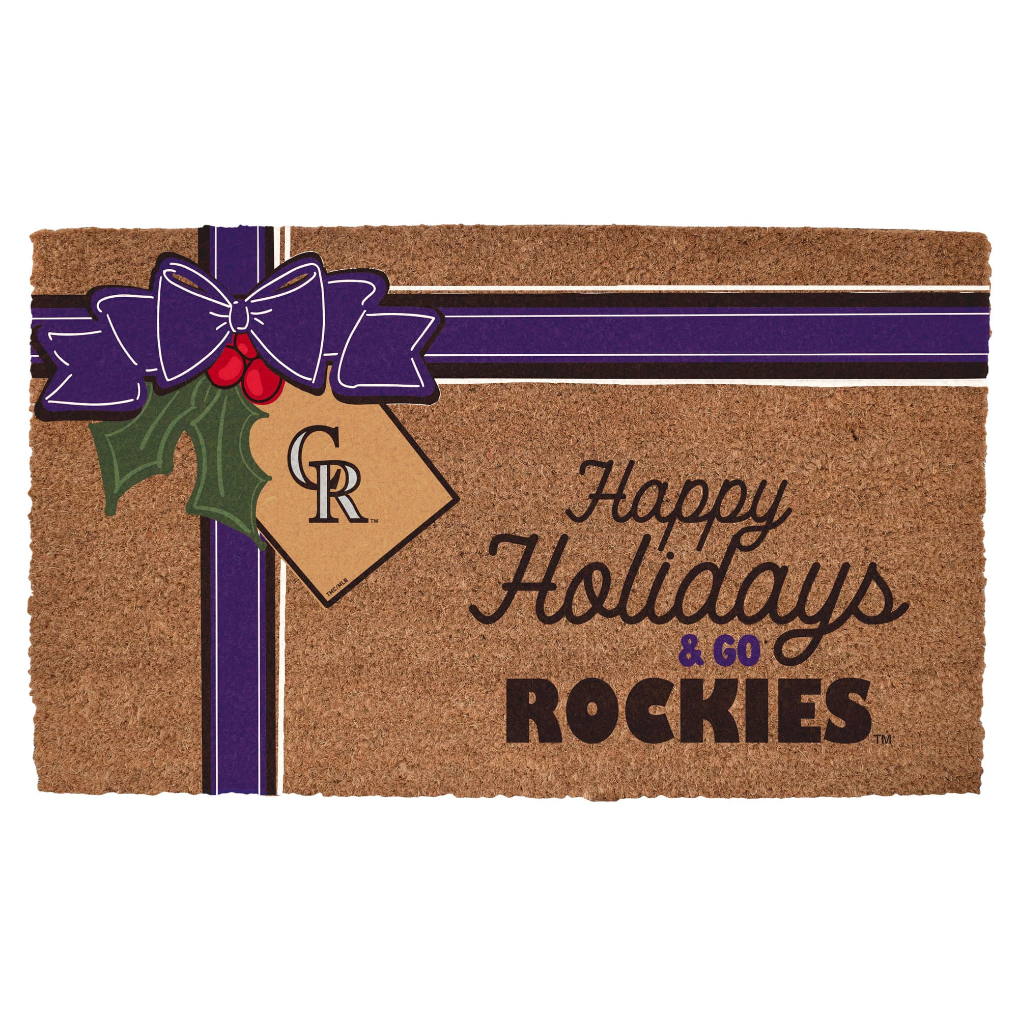 "The Memory Company - Colorado Rockies 20"" x 30"" Holiday Gift Wrap Coir Door Mat - Multicolor" price history on PriceWatchPro