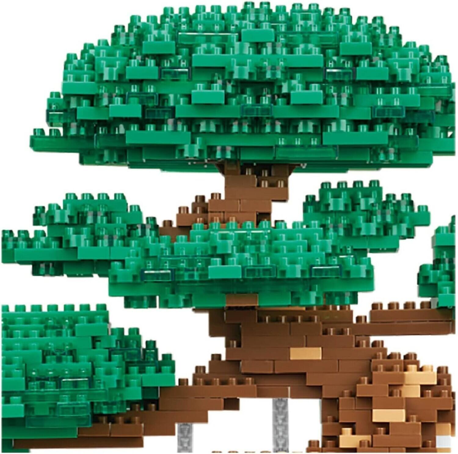 Alt View 1. Nanoblock - Nanoblock - World Famous - Advanced Hobby Series - Bonsai Matsu Deluxe Edition Building Kit.