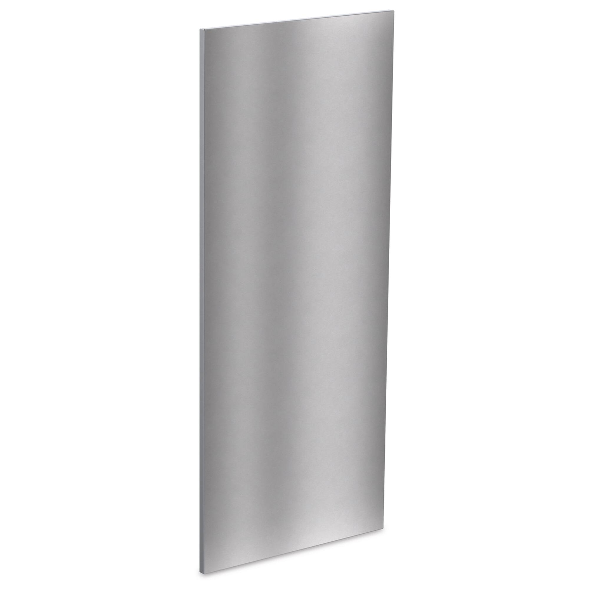 Angle. Miele - Miele KFP 4231 French Door Fridge Front Panel  42" for Refrigerator model KFMC3858 FD - Stainless Steel.