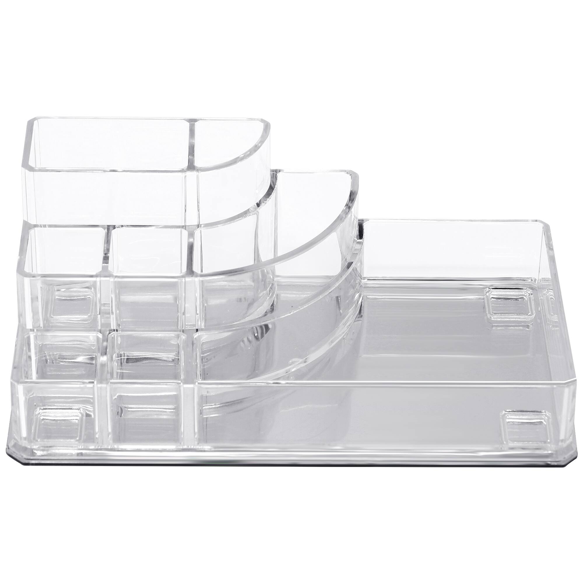 Front. Sorbus - Sorbus Clear Acrylic Mini Makeup Organizer With 8 Slots.