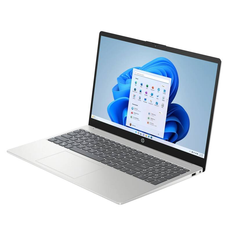 Alt View 3. HP - HP 15.6" HD Laptop,Intel Core i3 N305,8GBRAM,128GB UFS+1TB Docking Station,Intel UHD Graphics,Wi-Fi 6,Win 11 Pro,Silver - Silver.