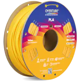 Overture - 1.75 mm PLA 3D Printer Filament - Yellow