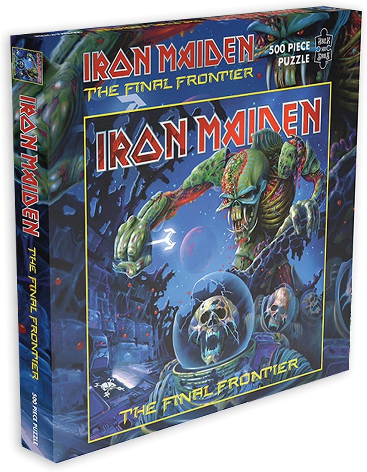 IRON MAIDEN  
THE FINAL FRONTIER  
500 PIECE PUZZLE  

IRON MAIDEN  
THE FINAL FRONTIER