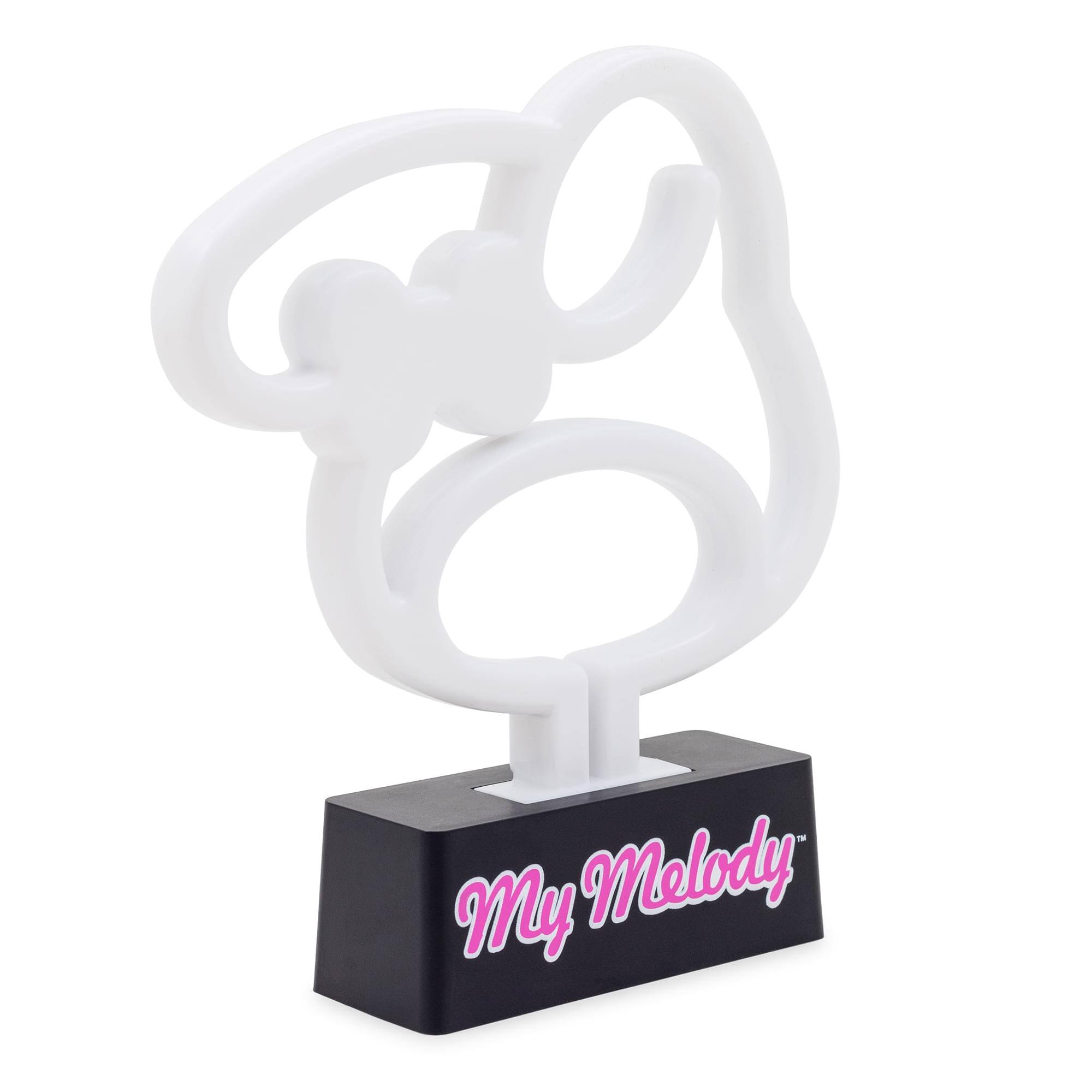 Alt View 10. Silver Buffalo - Sanrio My Melody Silhouette 7-Inch LED Neon Mood Light - Pink.