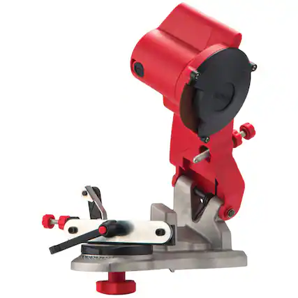 Front. JETRANSPORT - Compact 120-volt Mini Bench Universal Chain Sharpener For All Chainsaw Chains (310-120) Small Bench mounted mi - Occasional Use.