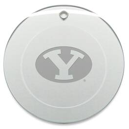 Jardine - BYU Cougars 3'' Glass Round Ornament - Multicolor