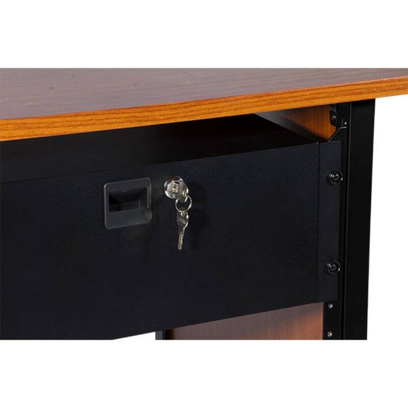 Alt View 2. On Stage Stands - OnStage RDLS4000 4U Locking Rack Drawer, Shallow (RDLS 4000) , Black - Black.