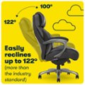 Alt View Zoom 11. Serta - Big & Tall with Smart Layers Technology and AIR Lumbar Bonded Leather Executive Chair - Black.