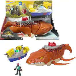 Fisher Price - Jurassic World: Rebirth Imaginext Aquachomp Chase Mosasaurus - Collectibles - Multicolor