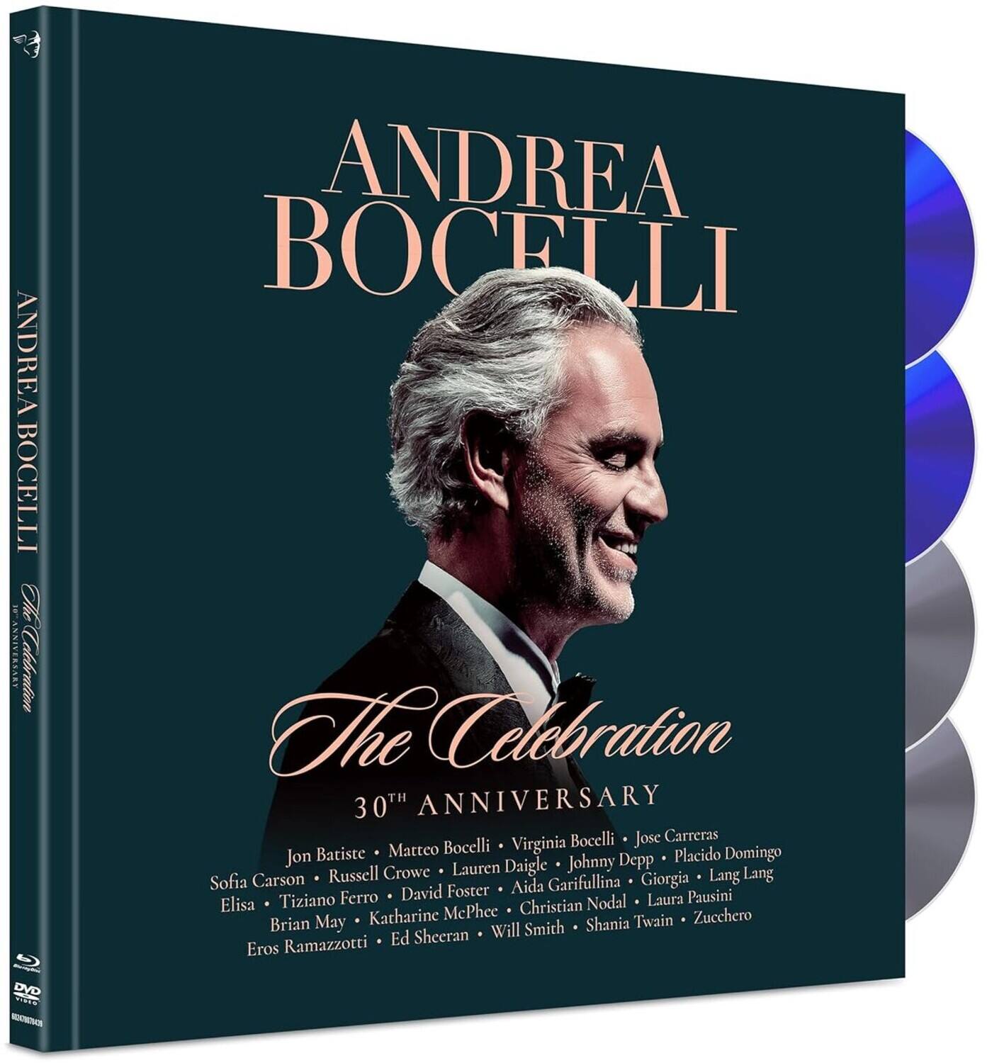Front. Andrea Bocelli - The Celebration: 30th Anniversary   - BLU-RAY.