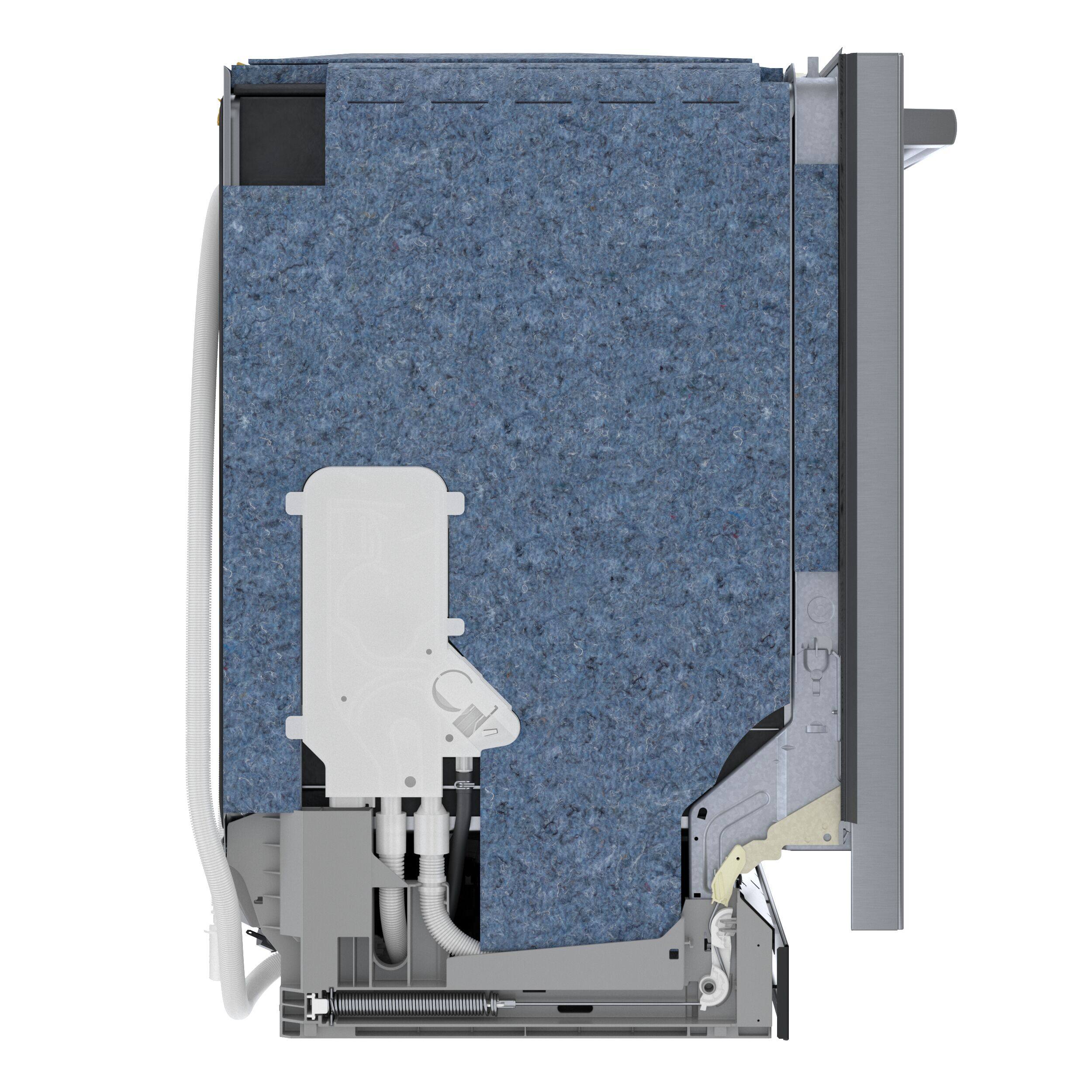 Alt View 1. Bosch - 800 Series Top Control Smart Built-In Dishwasher with 3rd Rack and Bar Handle, 42 dBA - Stainless Steel.