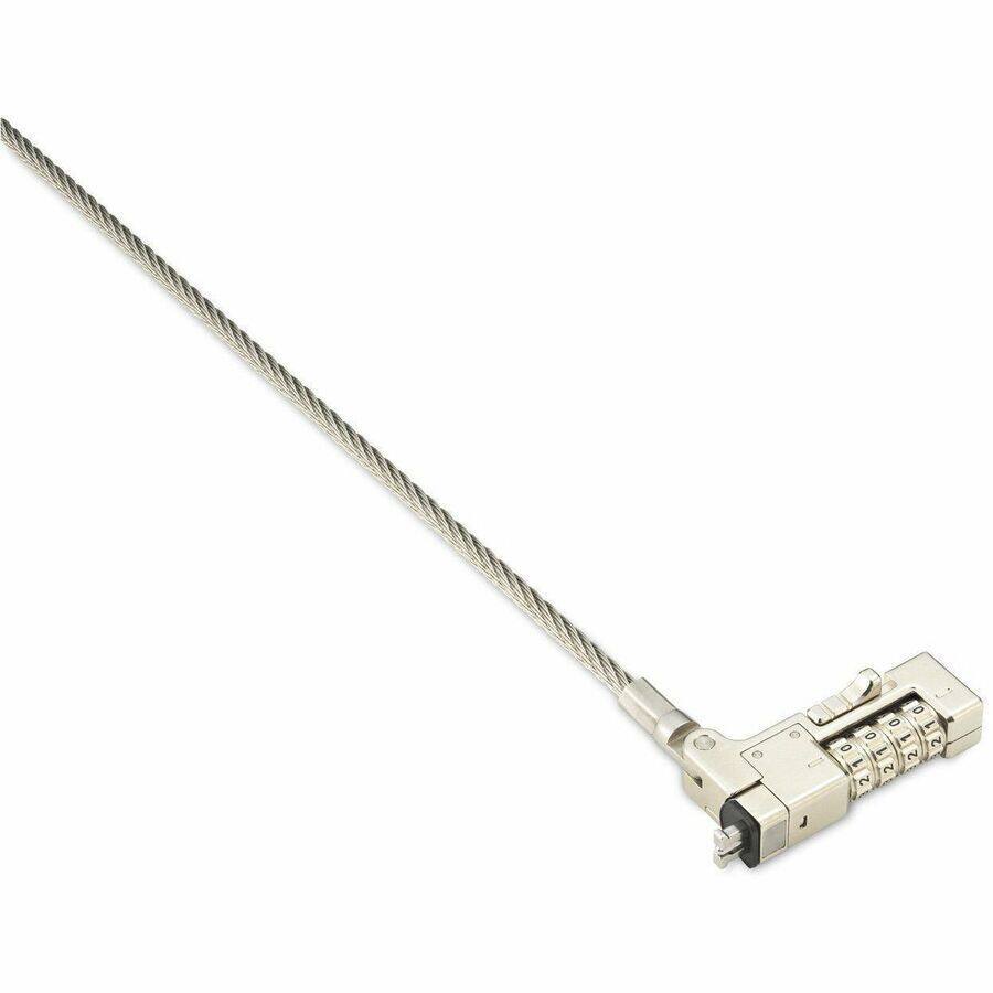 Alt View 2. Kensington - Kensington Slim NanoSaver 2.0 EQ Combination Laptop Lock - Resettable - 6 ft Cable - Resettable - 4-wheel - Combination.