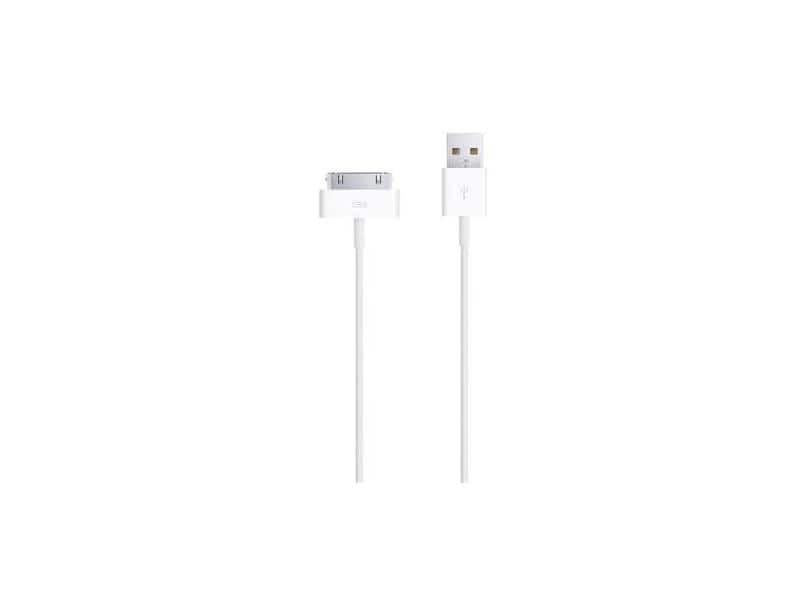 Apple - Cable 30-Pin USB-A - White MA591BZ/C