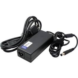 AddOn - Dell 332-1833 Compatible 90W 19.5V at 4.62A Black 7.4 mm x 5.0 mm Laptop Power Adapter and Cable - 90 W - 19.5 V - Black