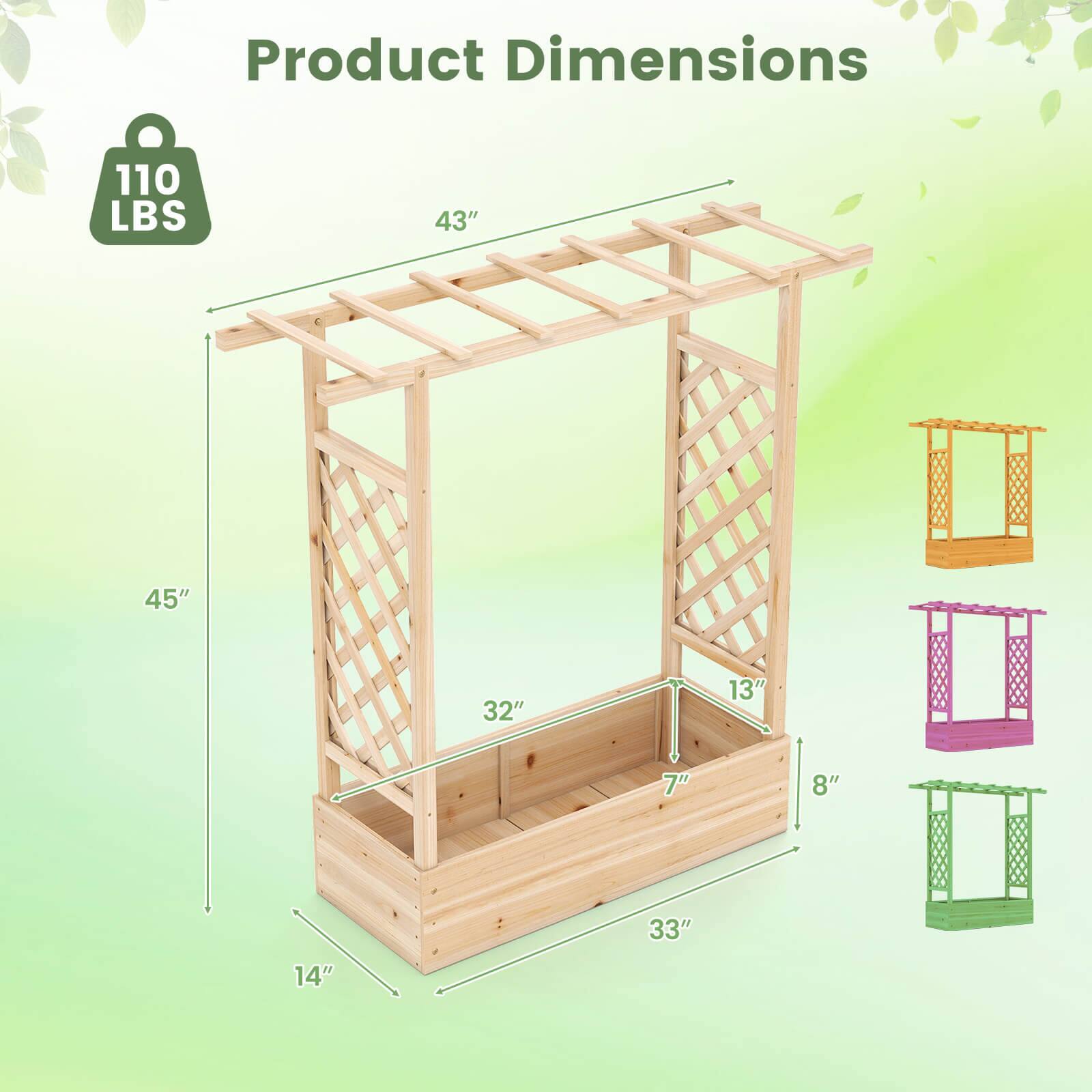Product Dimensions: 110 LBS, 43", 45", 32", 13", 7", 8", 14", 33"