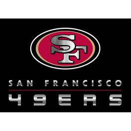 Imperial - San Francisco 49ers 3'10'' x 5'4'' Chrome Rug - Multicolor