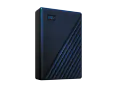Front. Western Digital - WD 6TB My Passport for Mac Portable Storage Model WDBK6C0060BBL-WESN Blue - Blue.