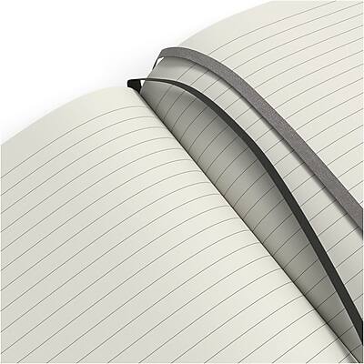 Alt View 2. TRU RED - Medium Flexible Cover Ruled Journal - Black.