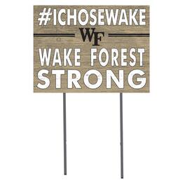 Jardine - Wake Forest Demon Deacons 18'' x 24'' I Chose Lawn Sign - Black