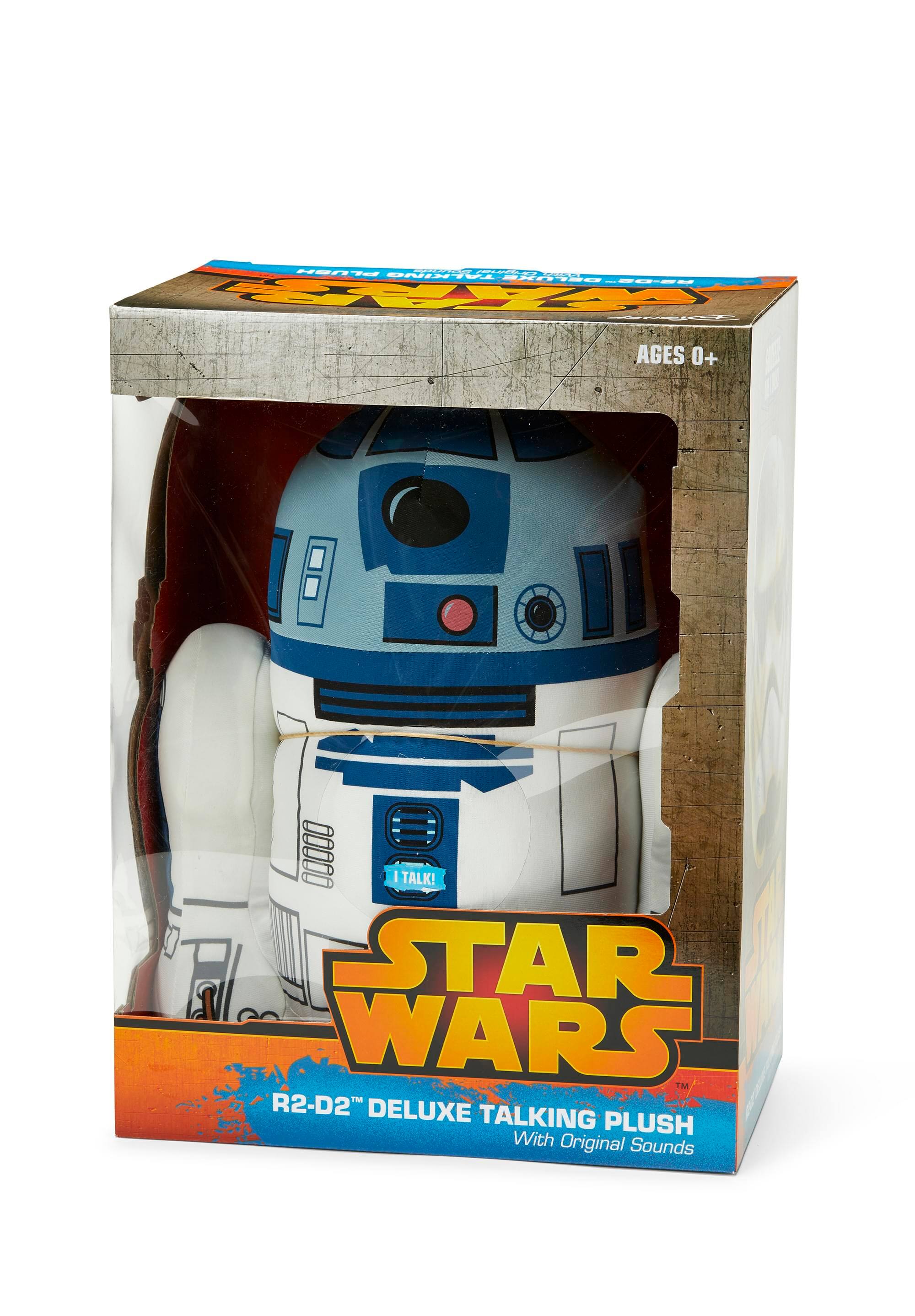 STAR WARS™ R2-D2™ DELUXE TALKING PLUSH With Original Sounds  
AGES 0+