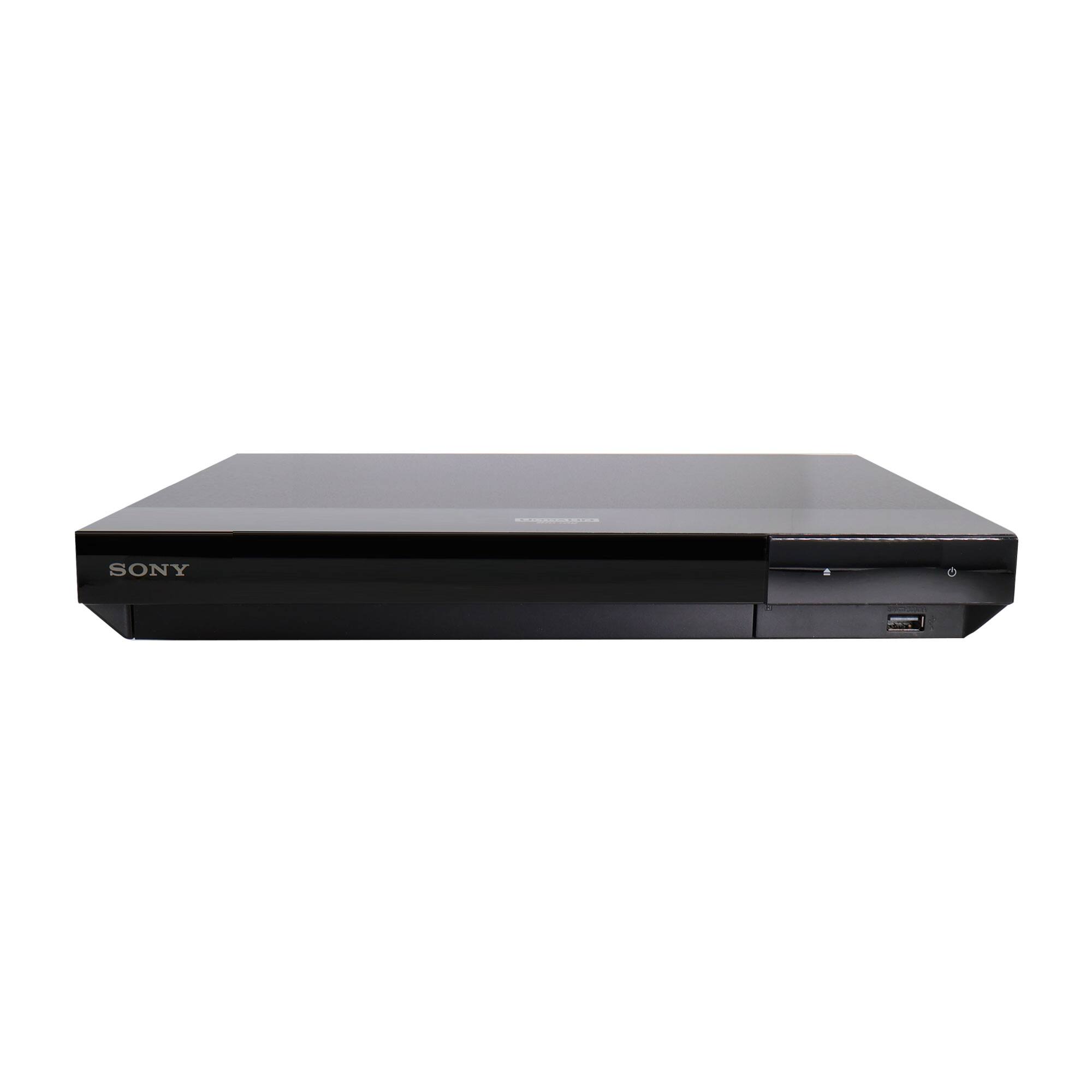 Left. Sony - Sony UBP-X700U Ultra HD 4K Blu-ray Disc Player with 6ft HDMI cable - Black.