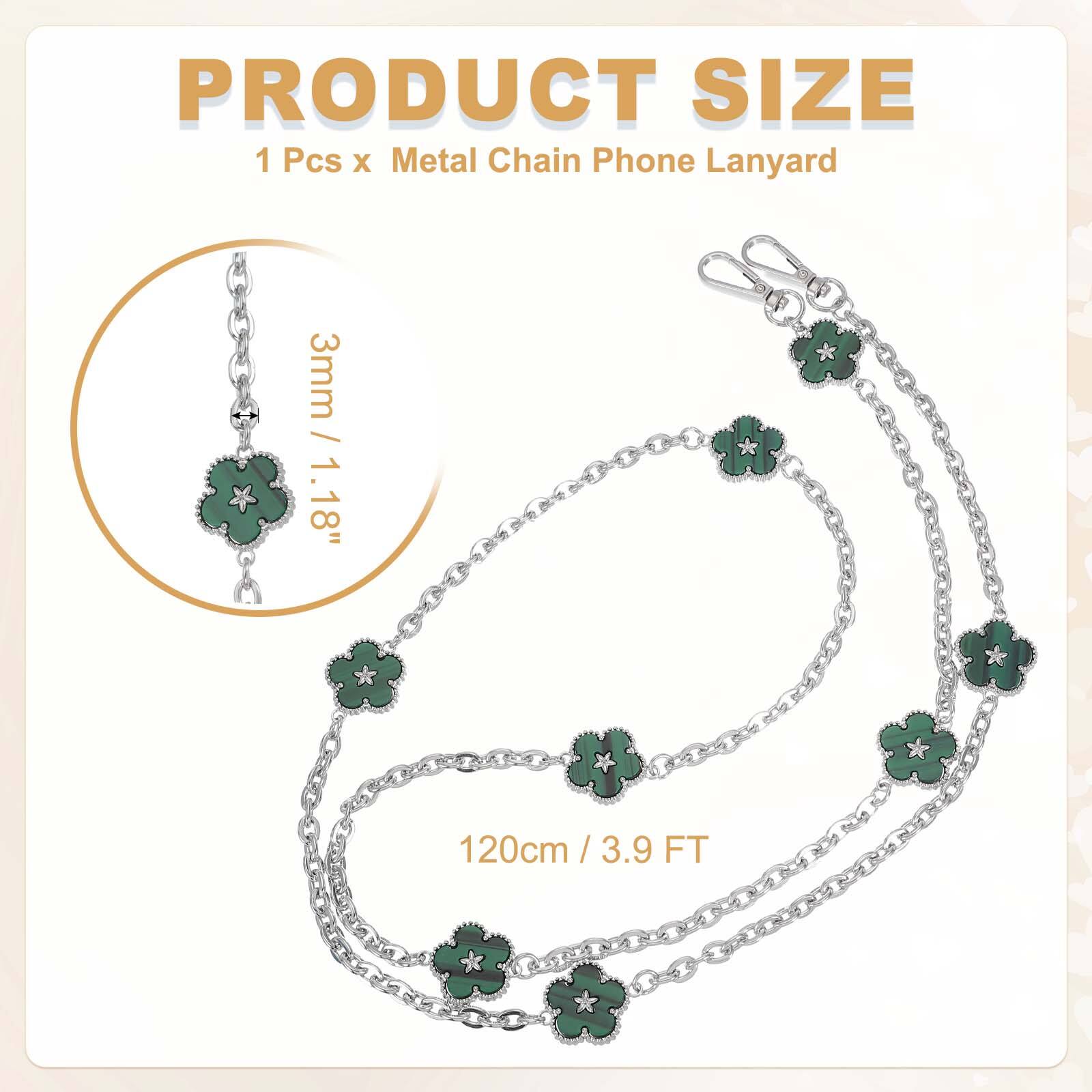 PRODUCT SIZE  
1 Pcs x Metal Chain Phone Lanyard  
3mm / 1.18"  
120cm / 3.9 FT