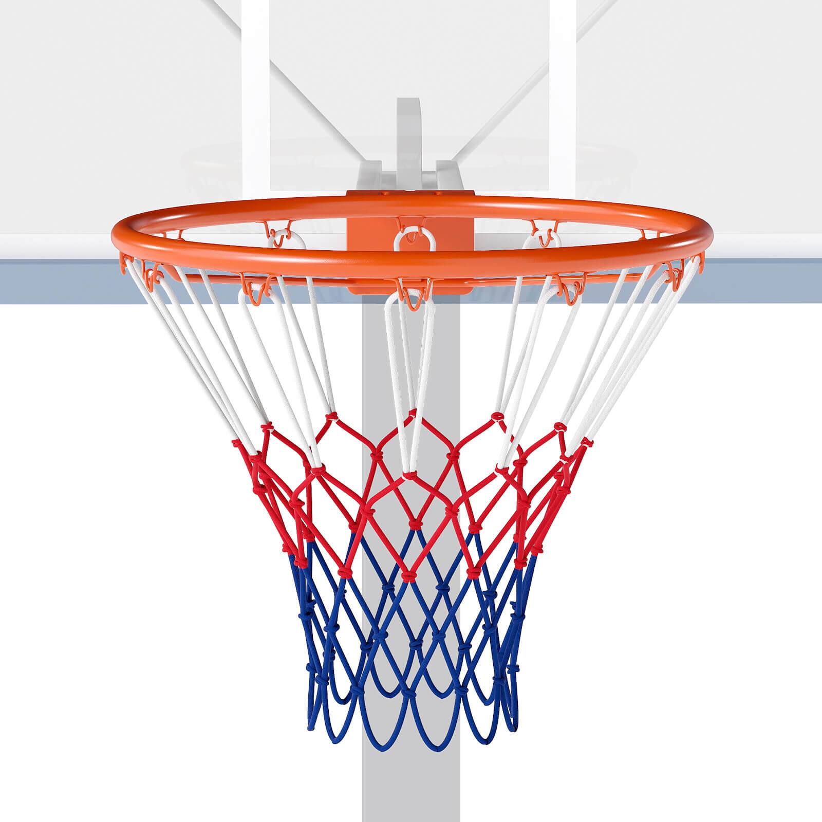 Alt View 8. Costway - Costway 18" Basketball Rim with Double Springs & All Weather Net for Indoor & Outdoor - Orange.