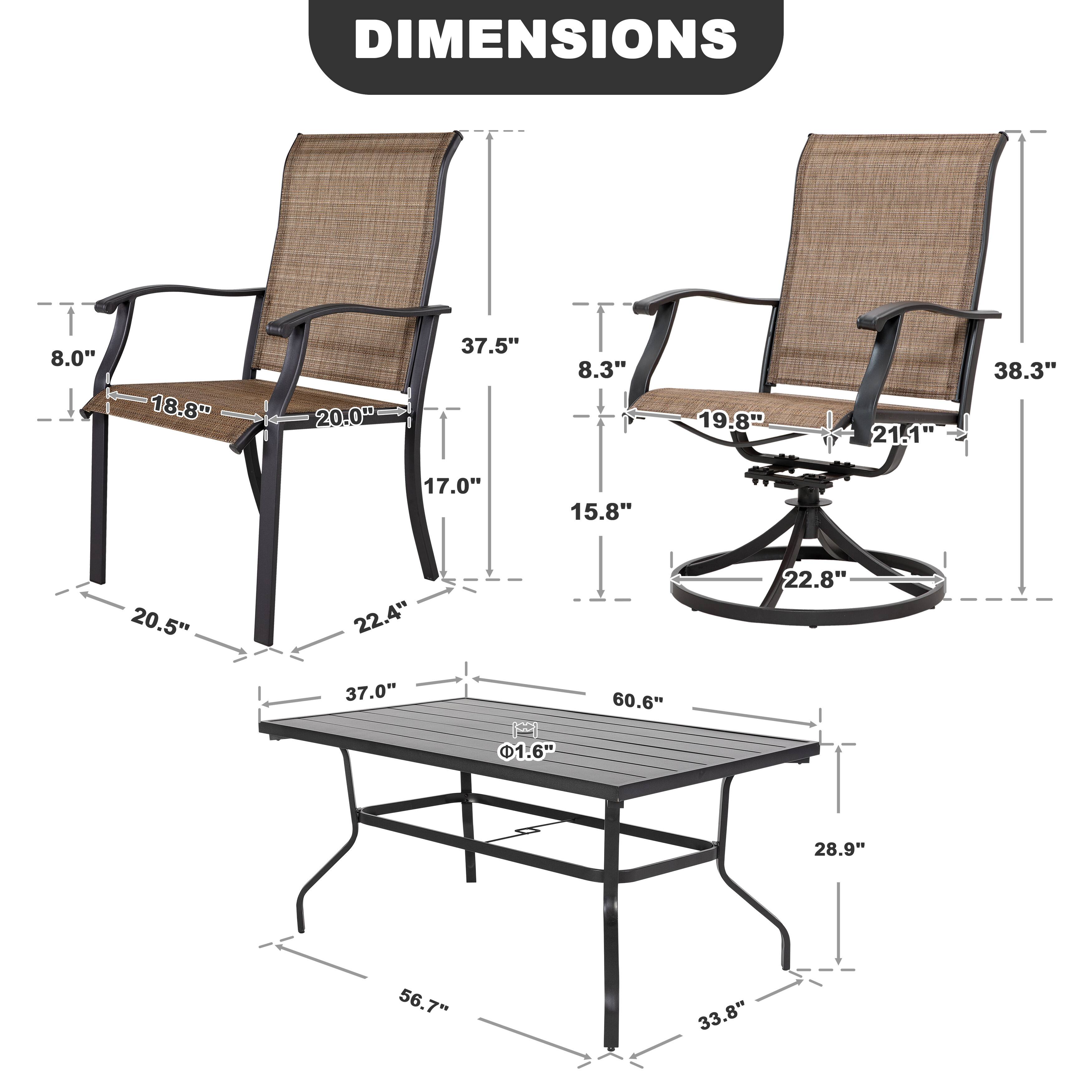 DIMENSIONS

8.0" 18.8" 20.0" 37.5"  
8.3" 19.8" 21.1" 38.3"  
17.0" 15.8" 20.5" 22.4" 22.8" 37.0" 60.6" 1.6" 28.9" 56.7" 33.8"