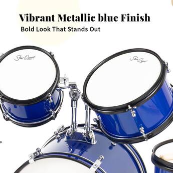 StarQuest SQ DS JR5 MBL Junior 5 Piece Drum Set – Premium Finish StarQuest SQ DS JR5 MBL Junior 5 Piece Drum Set – Premium Finish