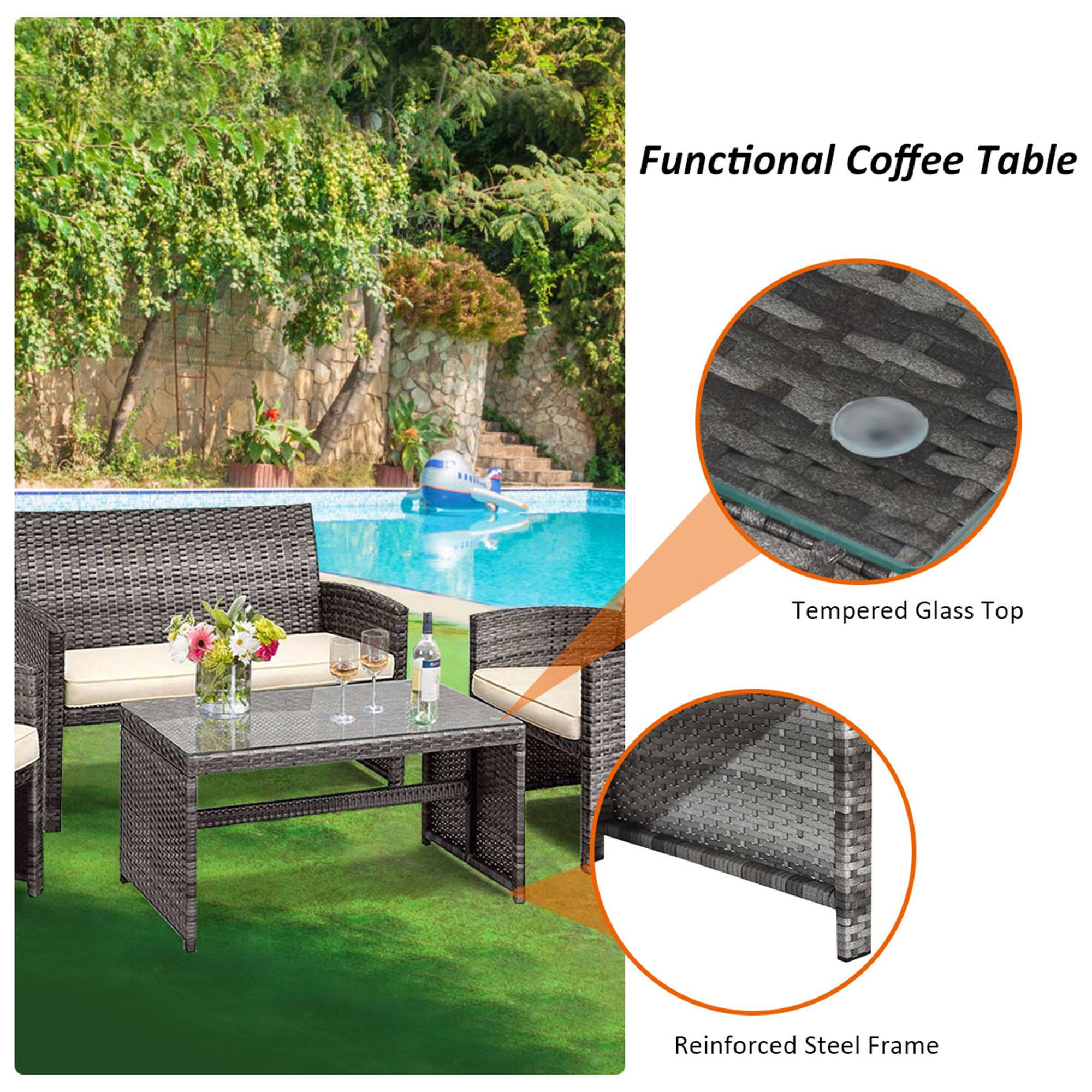 Functional Coffee Table
Tempered Glass Top
Reinforced Steel Frame