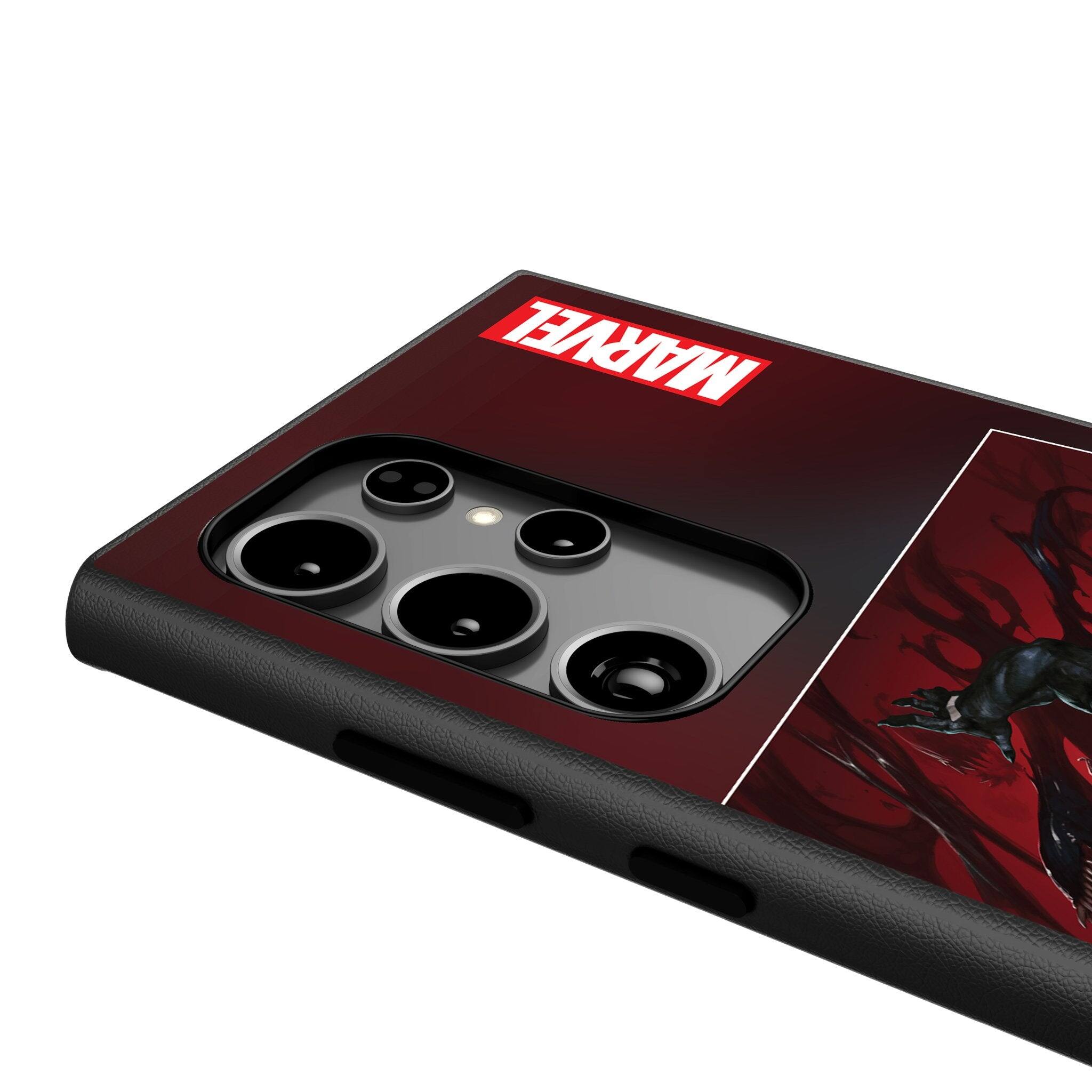 Back. Keyscaper - Marvel Cover Art MagSafe Compatible Phone Case - Samsung Galaxy S25 - Venom 1.