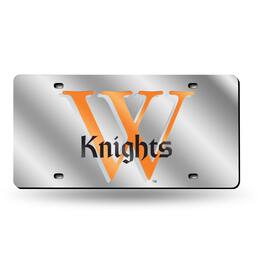 Rico Industries - Wartburg College Knights Mirrored Laser Cut License Plate Laser Tag - Multi