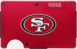The Ridge Wallet - NFL Wallet San Franscisco 49ers - Red - Front_Zoom