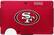 Front Zoom. The Ridge Wallet - NFL Wallet San Franscisco 49ers - Red.