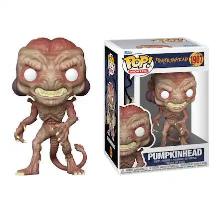 SFORLA Funko POP! PUMPKINHEAD 1907 MOVIES PUMPKINHEAD FIGURINE EN VINYLE FIGURE I VINYL DE VINIL FIGURA PE GRO DE AGFNA ETOUFFEMENT A ADVERTENCIA de . . - . -i - A ATTENTION DANGER - Pe poaa EARC mart de - WARNING CHOKING HAZARD - - - - - - -