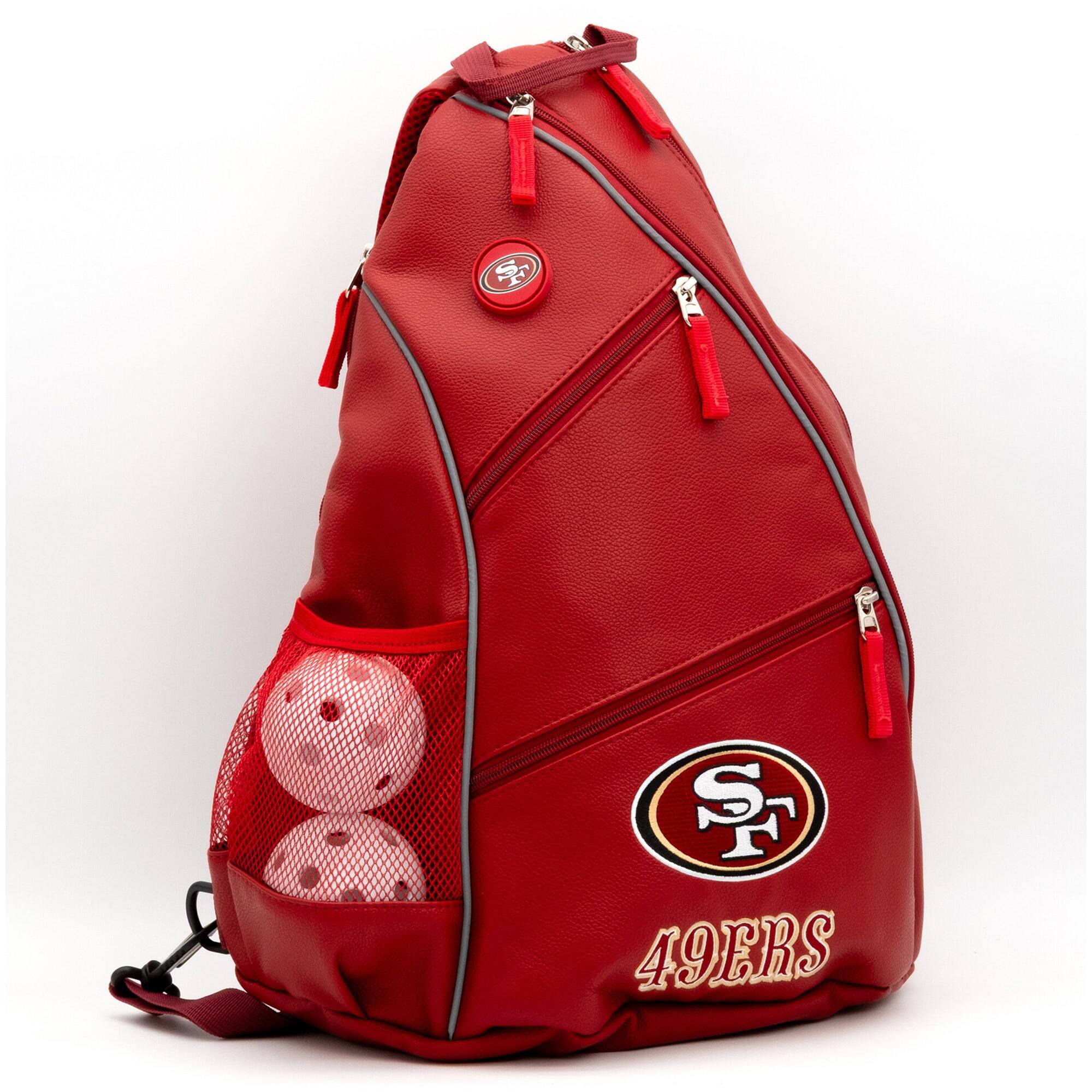 Alt View 2. Team Golf - San Francisco 49ers Embroidered Team Pickleball Backpack - Multicolor.