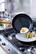 Alt View 12. GreenPan - Reserve Ceramic Nonstick 10-Piece Cookware Set - Black.