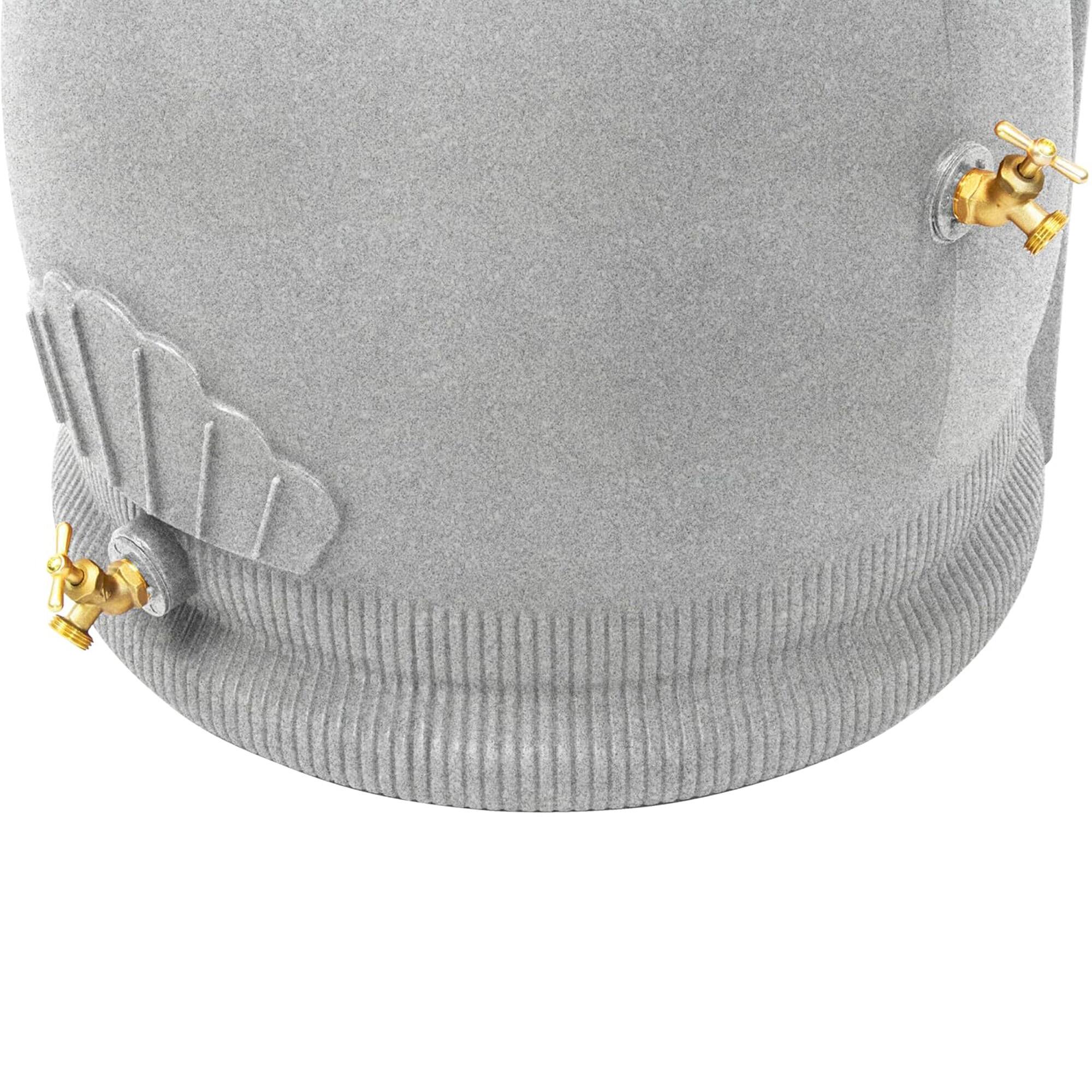 Alt View 8. Good Ideas - Good Ideas Rain Wizard 50 Gallon Plastic Rain Barrel Urn, Light Granite (4 Pack).
